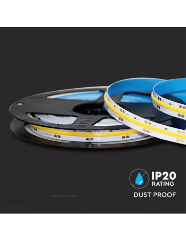 Strip LED COB 10W/m 5m 24V 800Lm/m...