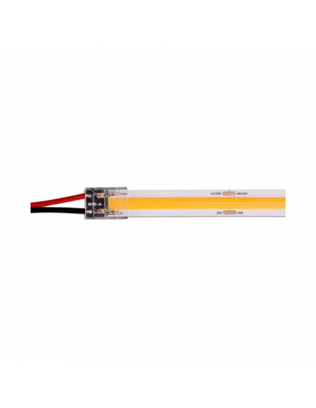 2663-Connettore Flessibile Intermedio Rapido Femmina-Cavi a Saldare  Pin Per Strip LED COB Larghezza mm Lunghezza mm-3