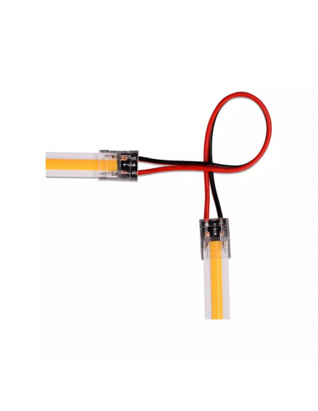 2666-Connettore Flessibile Intermedio Rapido Femmina-Femmina a  Pin Per Strip LED COB Larghezza mm Lunghezza mm-3