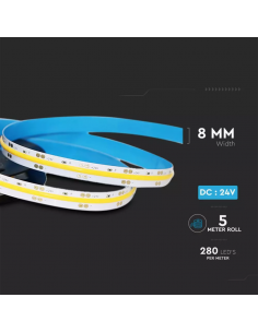 2669-Strip LED COB- /m m V Lm/m  IP mm-1 2