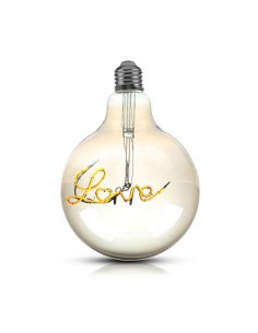 2700-Lampadina LED E  G Filamento Ambrato Scritta Love -1