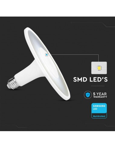 2785-Lampadina LED Chip Samsung E  UFO Acrilico Plastica -5