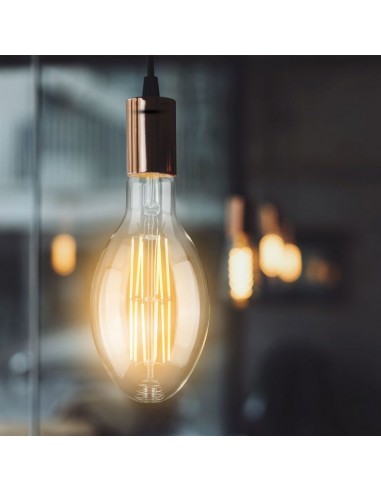 2817-Lampadina LED E  LM/W ED Trasparente -3
