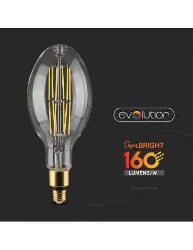 2817-Lampadina LED E  LM/W ED Trasparente -5