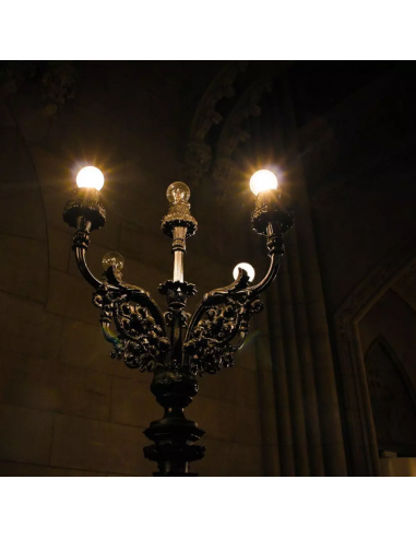 2851-Lampadina LED E  LM/W G Filamento -4