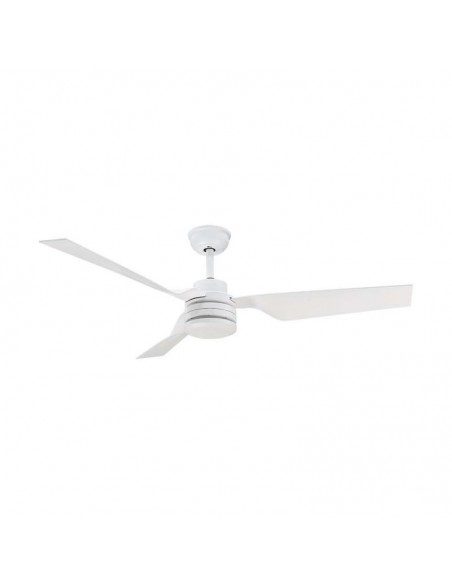 2866-Ventilatore LED da Soffitto  RF Controller con Telecomando Colore Bianco  Pollici  pale-1