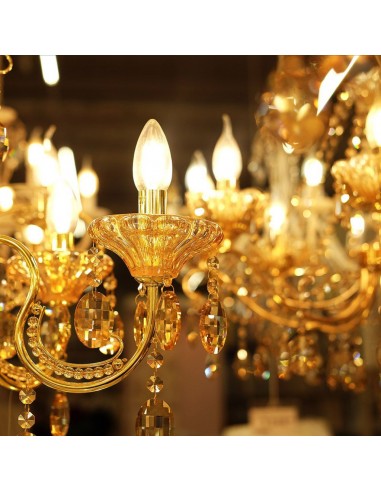 2870-Lampadina LED E  Candela Filamento  Dimmerabile-3