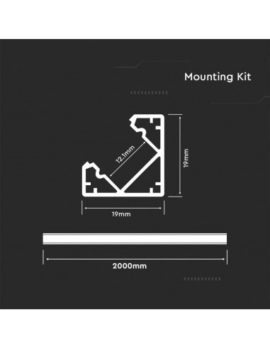 2877-filo Angolare per Strip LED -2