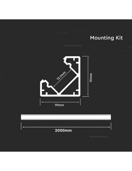 2877-filo Angolare per Strip LED -2