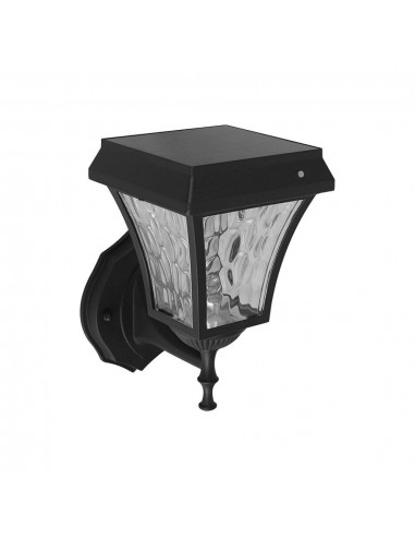 2889-Lampada LED Solare Samsung da Muro Colore Nero Opaco in -1