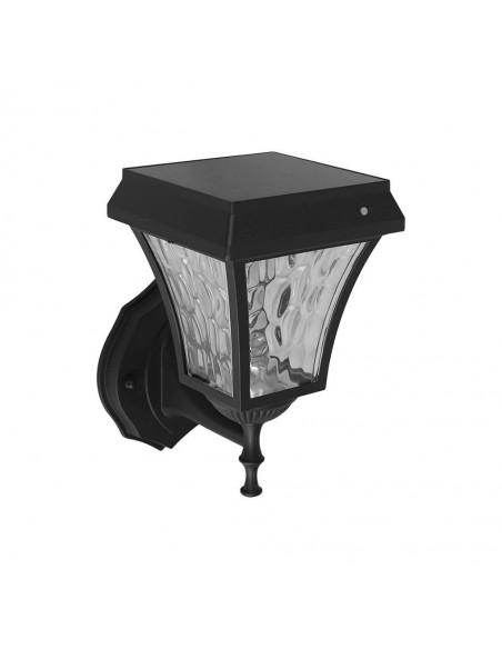 2889-Lampada LED Solare Samsung da Muro Colore Nero Opaco in -1