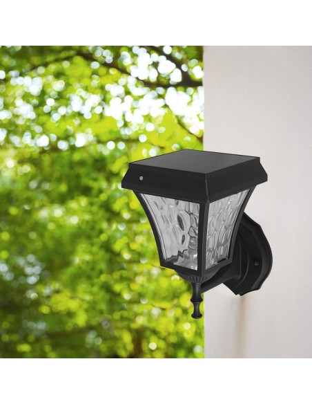 2889-Lampada LED Solare Samsung da Muro Colore Nero Opaco in -4