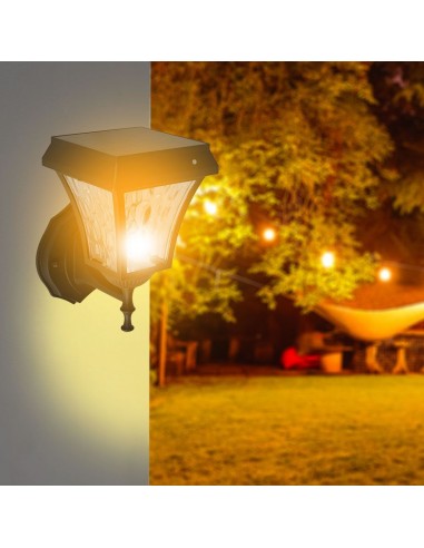 2889-Lampada LED Solare Samsung da Muro Colore Nero Opaco in -5