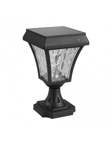 2890-Lampione LED Solari da giardino Colore Nero Opaco in IP-1