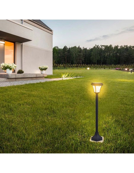 2891-Lampada LED Solare Samsung da giardino con Palo Colore Nero Opaco in -4
