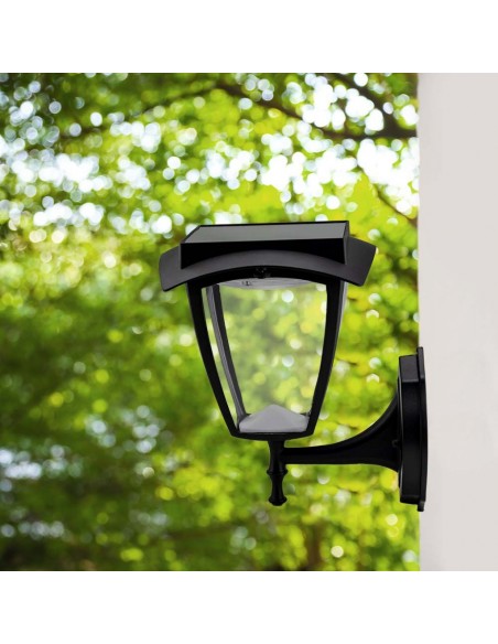2892-Lampada LED Solare Samsung da Muro Colore Nero Opaco  -4