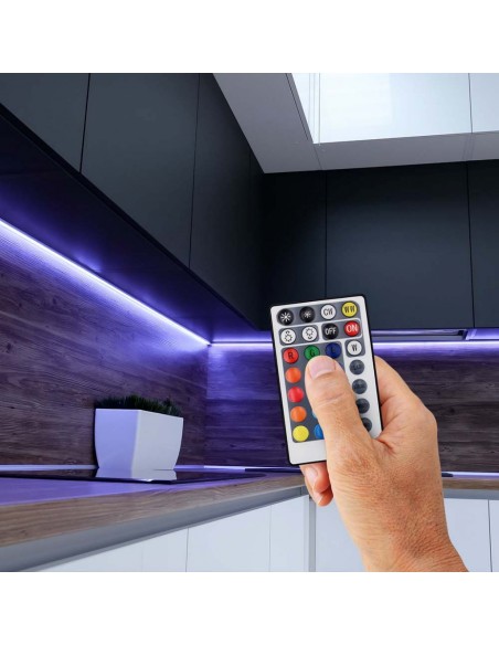 2900-Controller Dimmer Smart WiFi /Infrarossi IR per Strip LED RGBCCT  Canali V/V A con Telecomando  Tasti-4