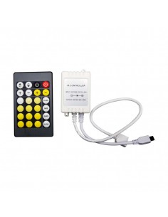 2901-Controller Dimmer Infrarossi IR per Strip LED CCT  Canali V/V A con Telecomando  Tasti-1