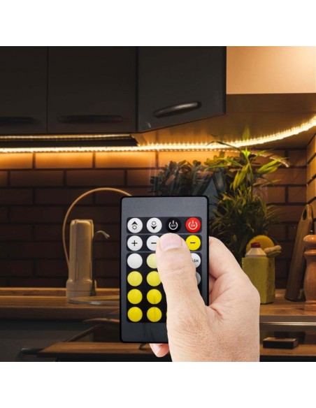 2901-Controller Dimmer Infrarossi IR per Strip LED CCT  Canali V/V A con Telecomando  Tasti-3