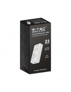 2912-Controller Dimmer Wireless RF  GHz per Strip LED RGB  Canali V/V A-1 2