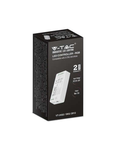 2912-Controller Dimmer Wireless RF  GHz per Strip LED RGB  Canali V/V A-2