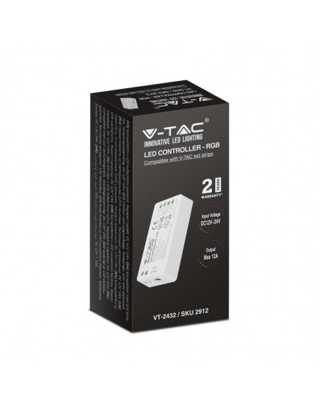 2912-Controller Dimmer Wireless RF  GHz per Strip LED RGB  Canali V/V A-2