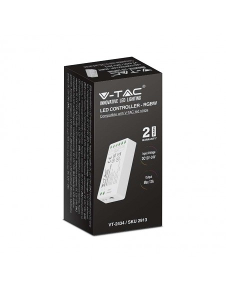 2913-Controller Dimmer Wireless RF  GHz per Strip LED RGBW  Canali V/V A-2