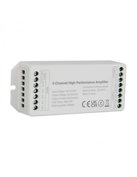 2914-Amplificatore di Segnale per Strip LED RGBCCT  Canali -V A-1