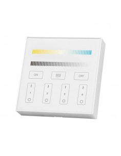 2916-Pannello di Controllo Wireless RF  GHz Dimmer Touch da Parete per Strip LED CCT  Zone-1