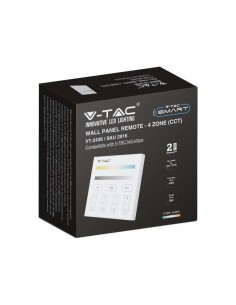 2916-Pannello di Controllo Wireless RF  GHz Dimmer Touch da Parete per Strip LED CCT  Zone-1 2