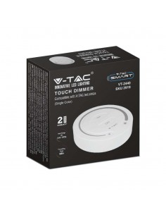 2919-Telecomando Interruttore Touch RF GHz per Controller Strip LED Monocolore  Zona Colore Bianco-1 2