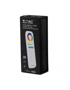 2921-Telecomando Touch RF GHz per Controller Strip LED CCT RGB RGBW RGBCCT  Zone Colore Bianco-1 2
