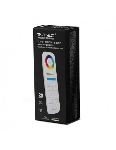 2921-Telecomando Touch RF GHz per Controller Strip LED CCT RGB RGBW RGBCCT  Zone Colore Bianco-2