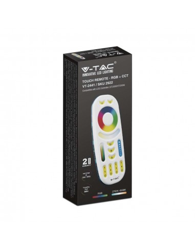 2922-Telecomando Touch RF GHz per Controller Strip LED CCT RGB RGBW RGBCCT  Zone Colore Bianco-2