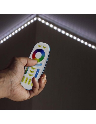 2922-Telecomando Touch RF GHz per Controller Strip LED CCT RGB RGBW RGBCCT  Zone Colore Bianco-4