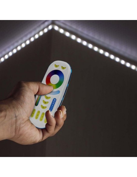 2922-Telecomando Touch RF GHz per Controller Strip LED CCT RGB RGBW RGBCCT  Zone Colore Bianco-4