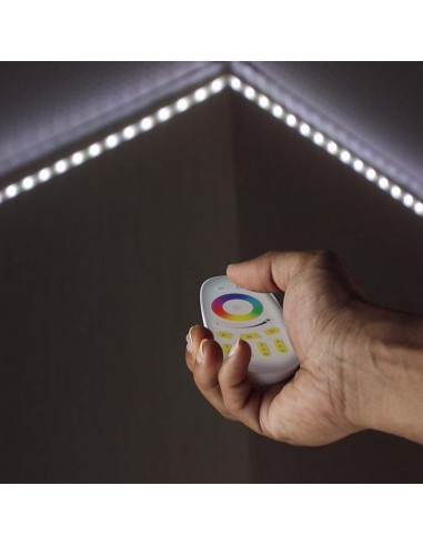 2923-Telecomando Touch RF GHz per Controller Strip LED RGBW  Zone Colore Bianco-4
