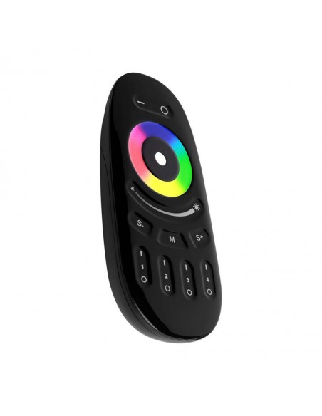 2924-Telecomando Touch RF GHz per Controller Strip LED RGBW  Zone Colore Nero-1