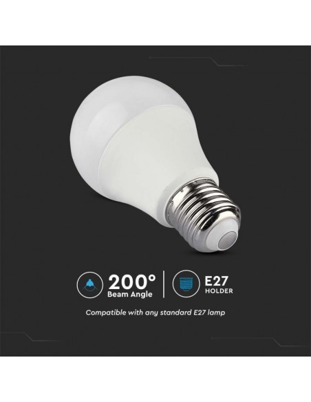 2928-Lampadina LED E  A RF Controller con Telecomando  Tasti RGB   Dimmerabile-6