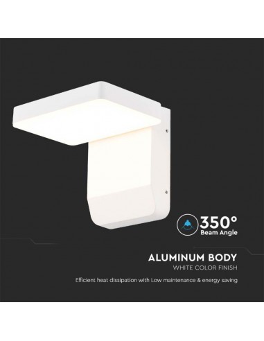 2943-Lampada LED da Muro Quadrata  LM/W Colore Bianco  -7