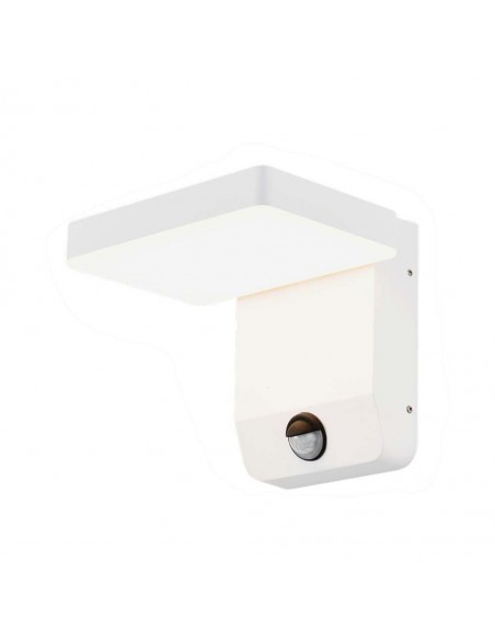 2946-Lampada LED da Muro Quadrata  LM/W con Sensore Colore Bianco  -1