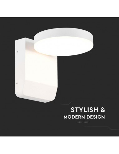 2951-Lampada LED da Muro Rotonda  LM/W Colore Bianco  -6