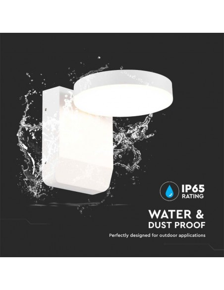 Lampada LED da Muro Rotonda 17W 150LM/W Bianco 4000K IP65