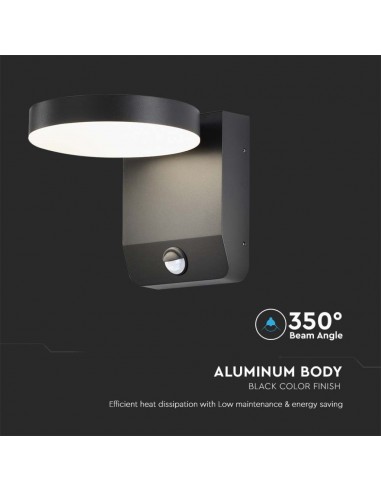 Lampada LED da Muro Rotonda 17W...