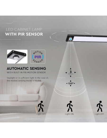 2968-Lampada LED da Armadio ricaricabile Micro-USB -6