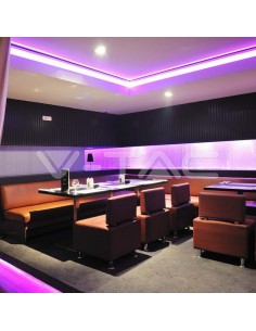 2972-Kit Strip LED COB-  RGB m con Telecomando e Alimentatore mm IP-1 2