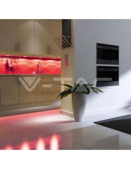 2972-Kit Strip LED COB-  RGB m con Telecomando e Alimentatore mm IP-3