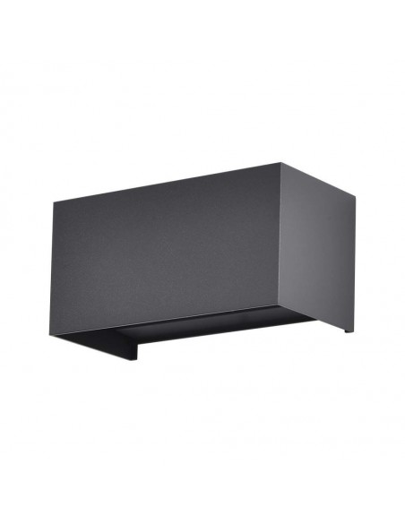 2978-Lampada LED Da Muro Rettangolare  LM/W con Doppio Fascio Luminoso Regolabile Colore Nero  -1