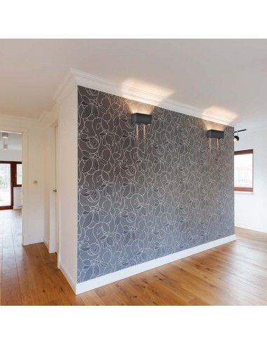 2978-Lampada LED Da Muro Rettangolare  LM/W con Doppio Fascio Luminoso Regolabile Colore Nero  -4