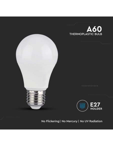Lampadina LED E27 8,5W A65 Compatibile con Google Home e Alexa Tramite App Smart RGB e 3 in 1 Dimmerabile